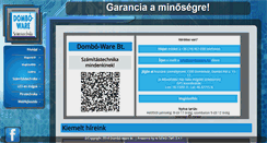 Desktop Screenshot of domboware.hu