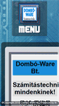Mobile Screenshot of domboware.hu